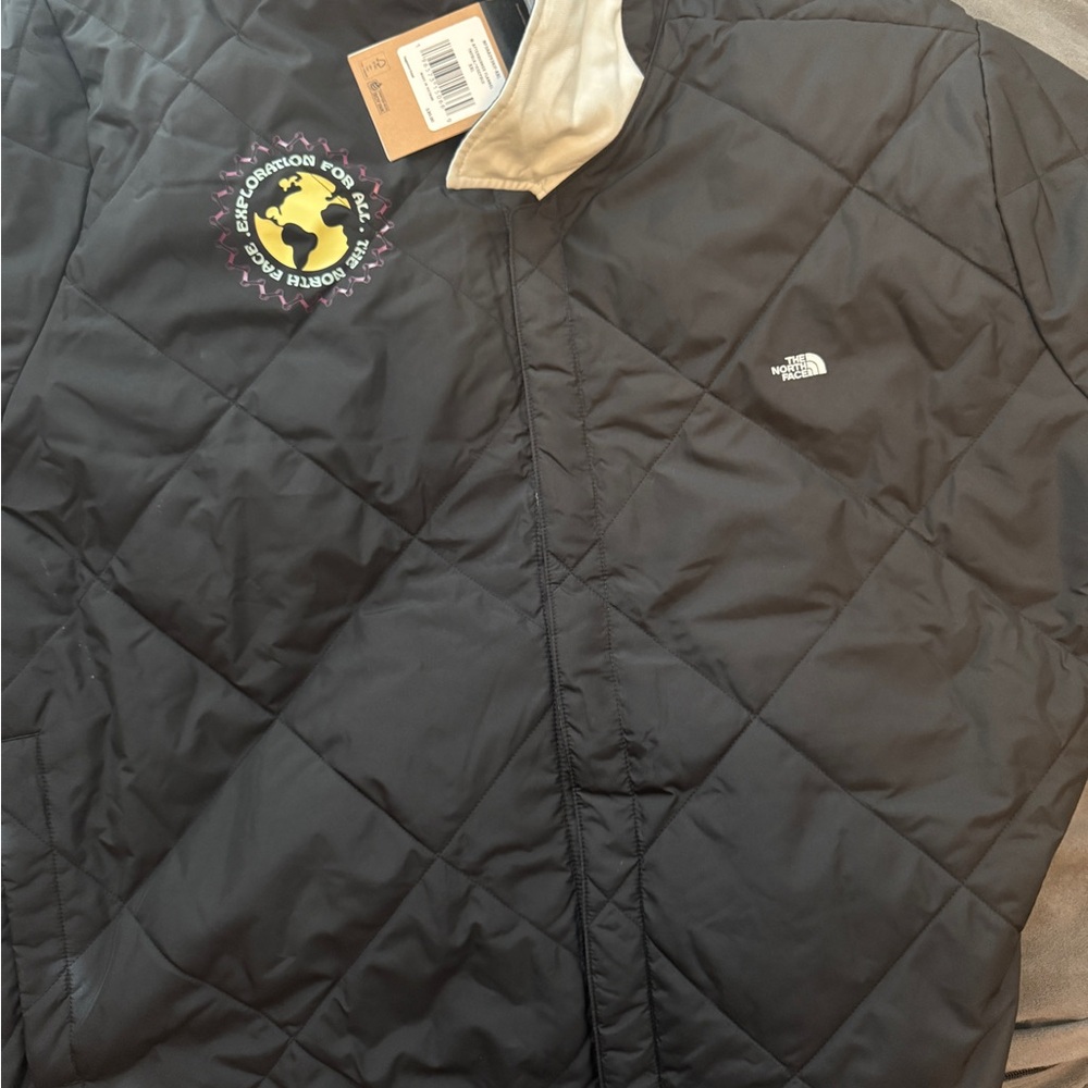 The North Face Black Quilted Jacket New with tags